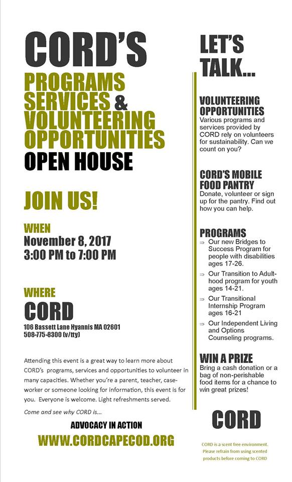 cord open house