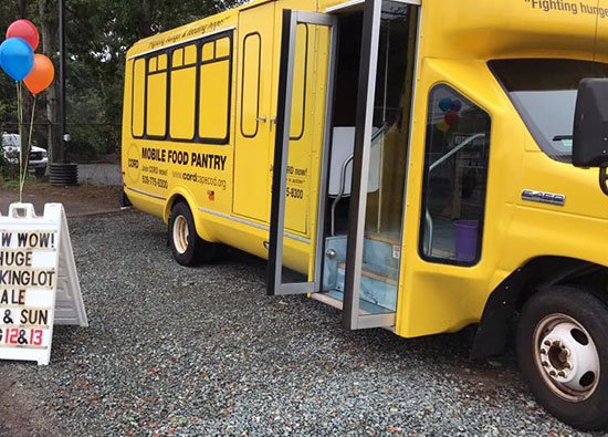 mobile food pantry bus